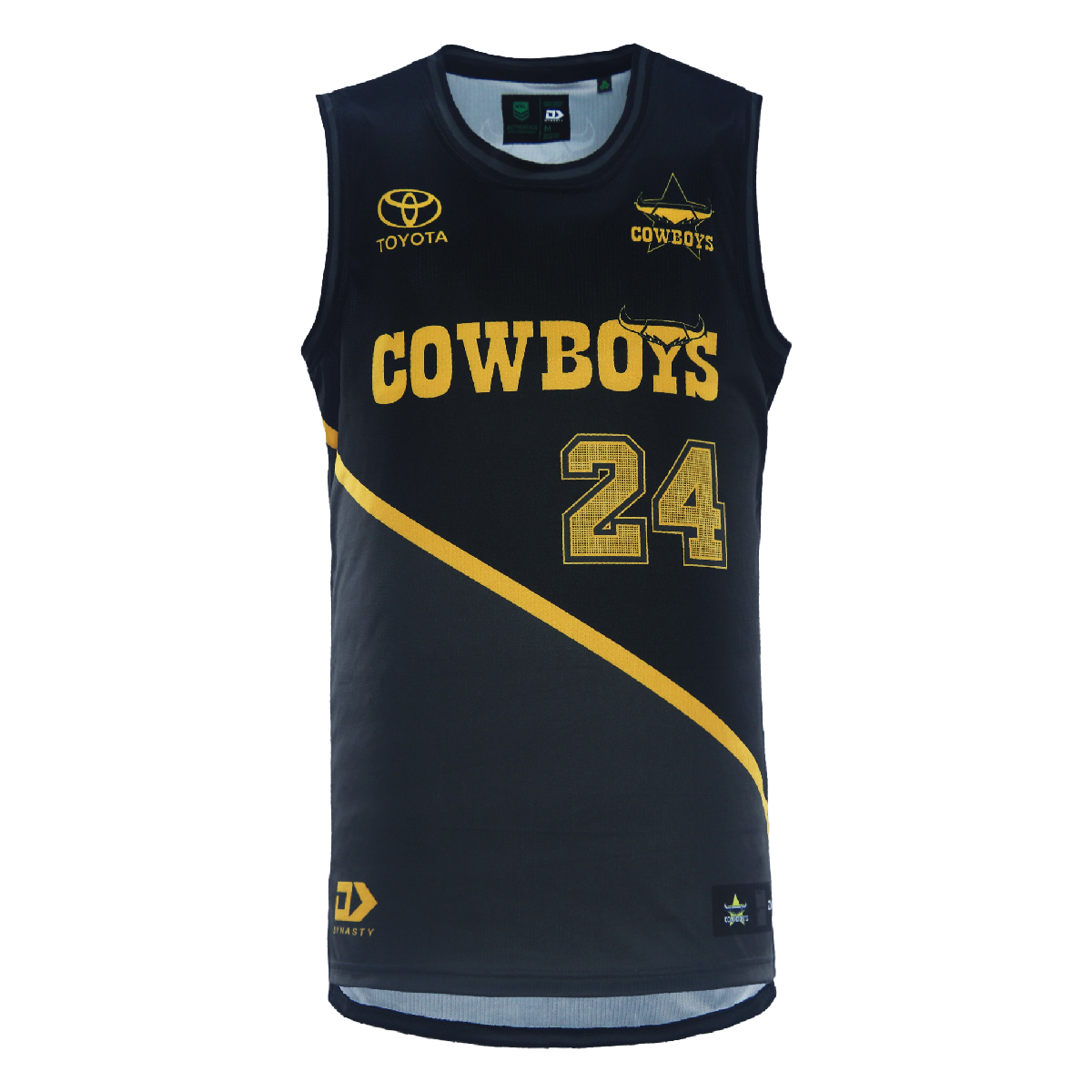 North Queensland Cowboys 2024 Mens Basketball Singlet