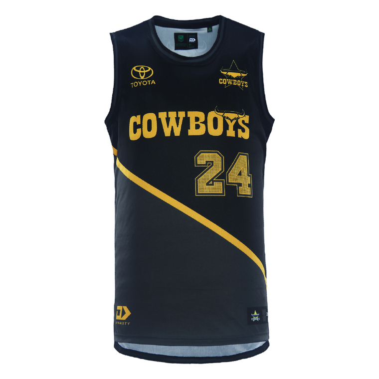 North Queensland Cowboys 2024 Mens Basketball Singlet