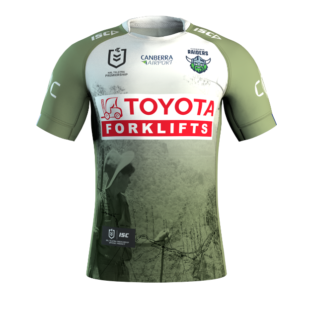 Canberra Raiders 2025 Mens Anzac Jersey