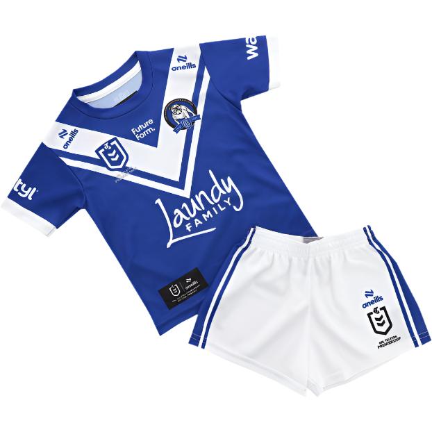 Canterbury Bulldogs 2025 Baby / Toddler Away Jersey Set