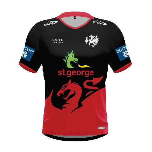 St George Illawarra Dragons 2024 Mens Players Training Shirt