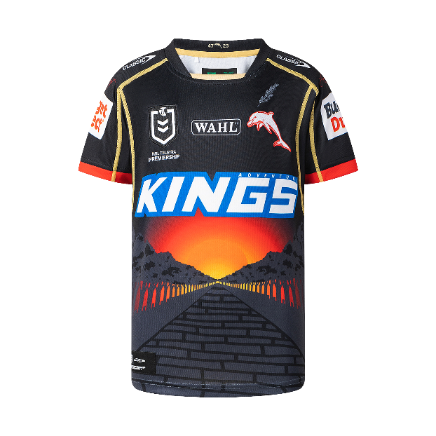 Dolphins 2025 Kids Anzac Jersey