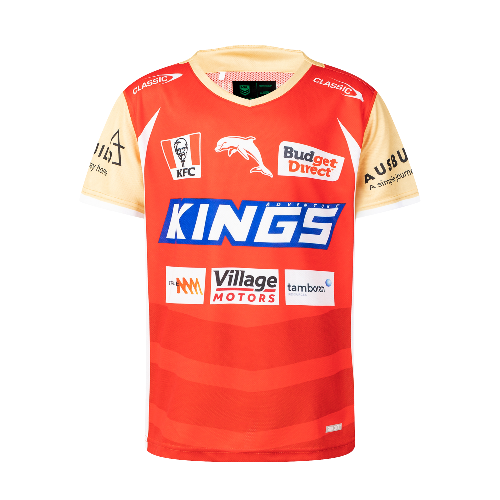 Dolphins 2025 Kids Players Training Shirt - Red