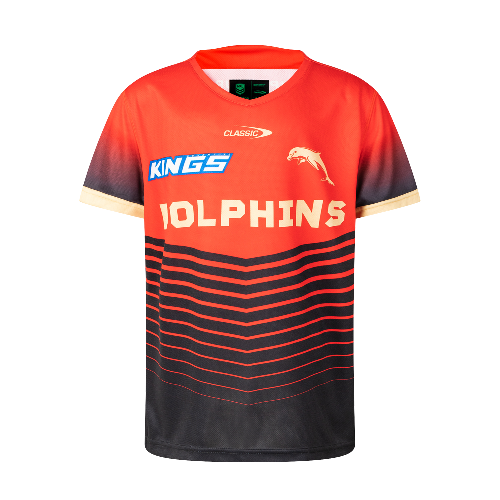 Dolphins 2025 Kids Players Warm Up Shirt
