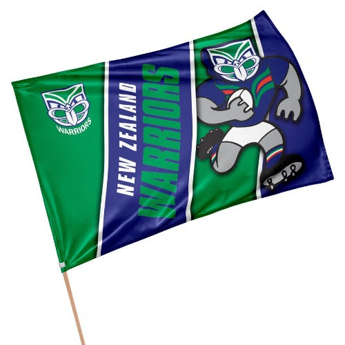 NZ Warriors Flag - Mascot
