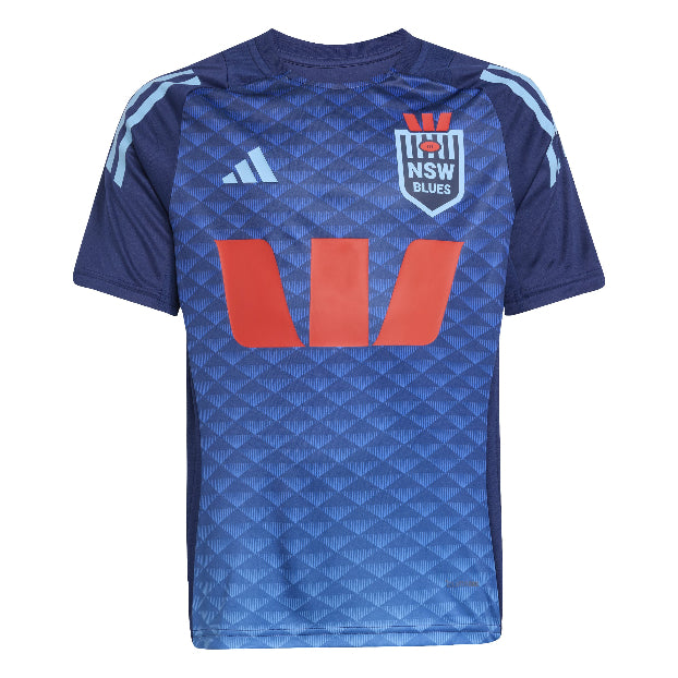 NSW Blues 2025 Kids Players Training Shirt