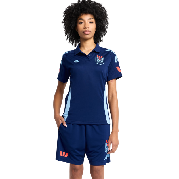 NSW Blues 2025 Ladies Players Polo Shirt