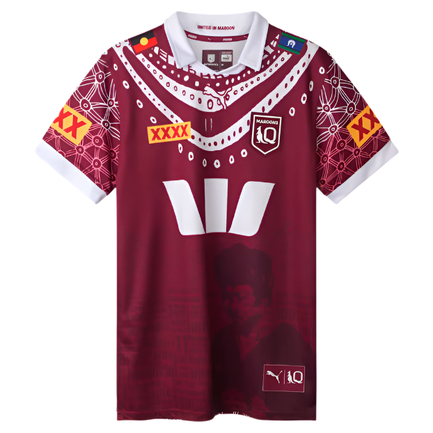 QLD Maroons 2025 Mens Indigenous Jersey
