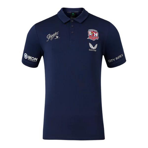 Sydney Roosters 2024 Mens Players Media Polo