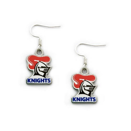 Newcastle Knights Logo Earrings