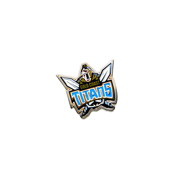 Gold Coast Titans Pin - Metal Logo
