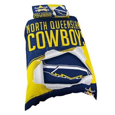 North Queensland Cowboys Quilt Cover - Single