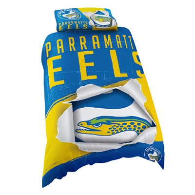 Parramatta Eels Quilt Cover - Single