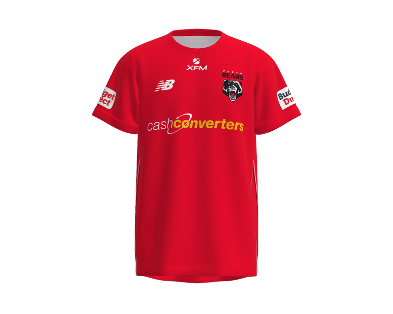 Perth Bears Mens Players Training Shirt - Red
