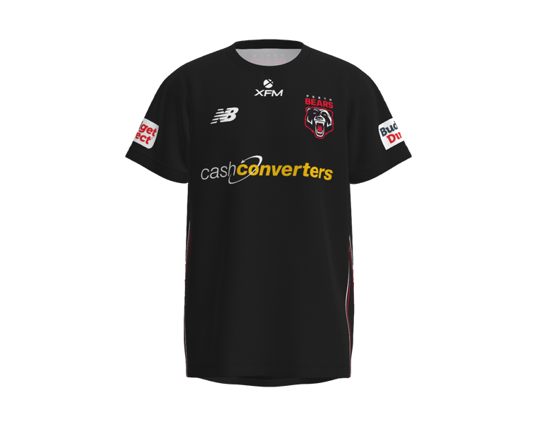 Perth Bears Mens Players Training Shirt - Black