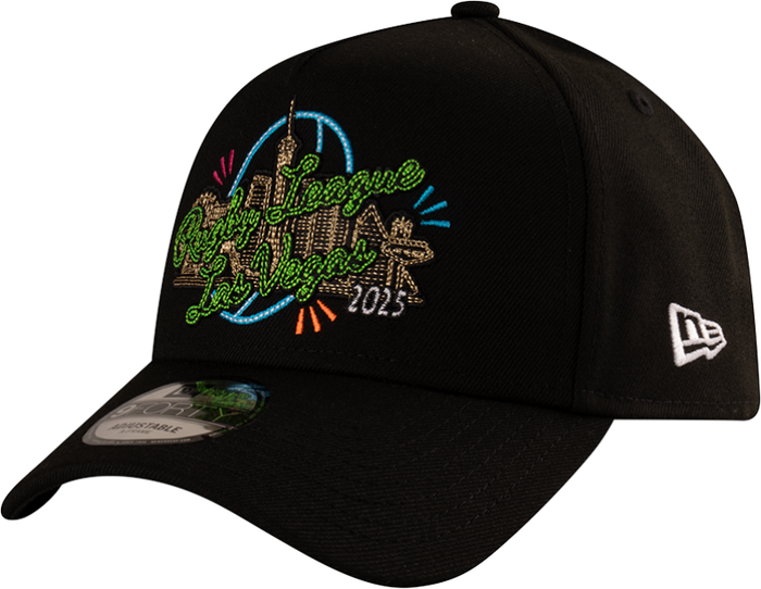 NRL Las Vegas 2025 9FORTY A-Frame Cap - Neon Black