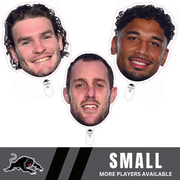 Penrith Panthers Player Head Cutouts - SMALL