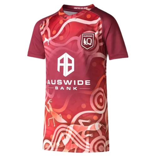 QLD Maroons 2023 Mens Indigenous Training Jersey