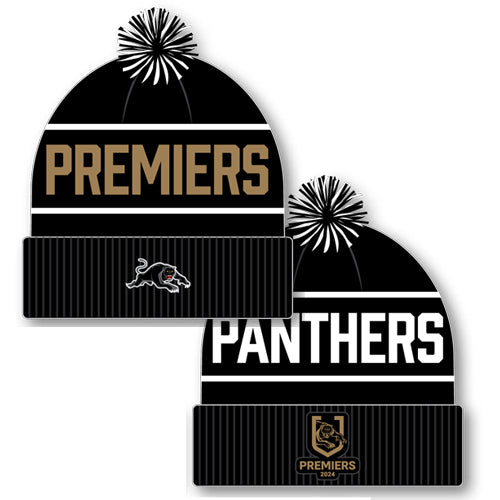 *PRE ORDER 4/11* Penrith Panthers 2024 Premiers Beanie