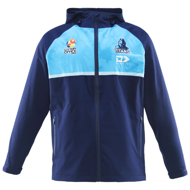 Gold Coast Titans 2025 Mens Players Wet Weather Jacket