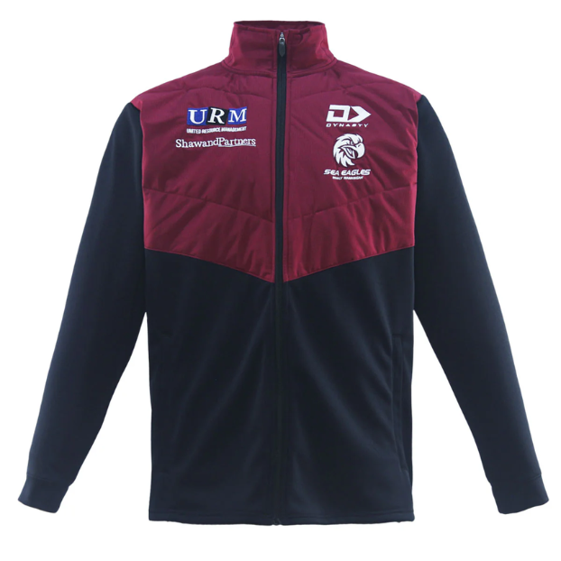 Manly Sea Eagles 2025 Mens Players Hybrid Jacket