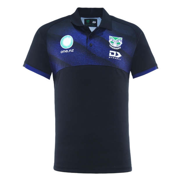 *PRE ORDER DEC* NZ Warriors 2025 Mens Players Media Polo