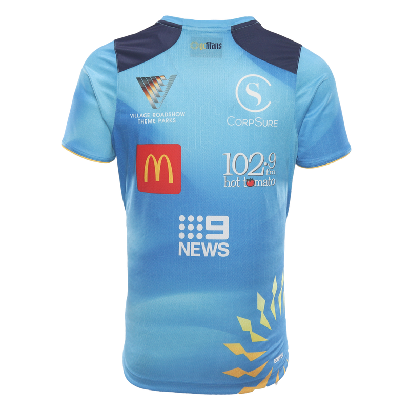 Gold Coast Titans 2026 Mens Players Training Shirt - Blue