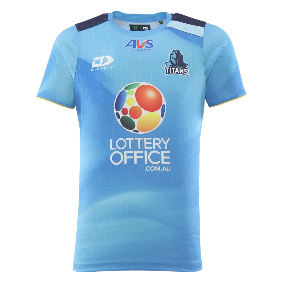 Gold Coast Titans 2026 Mens Players Training Shirt - Blue