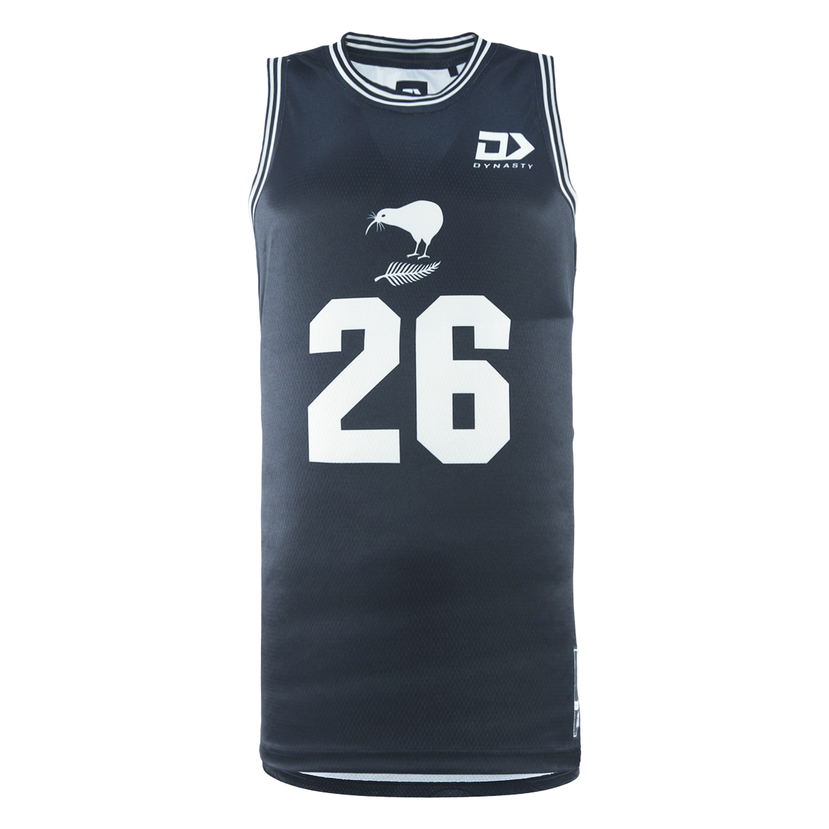 New Zealand Kiwis 2026 Rugby League World Cup Mens Basketball Singlet