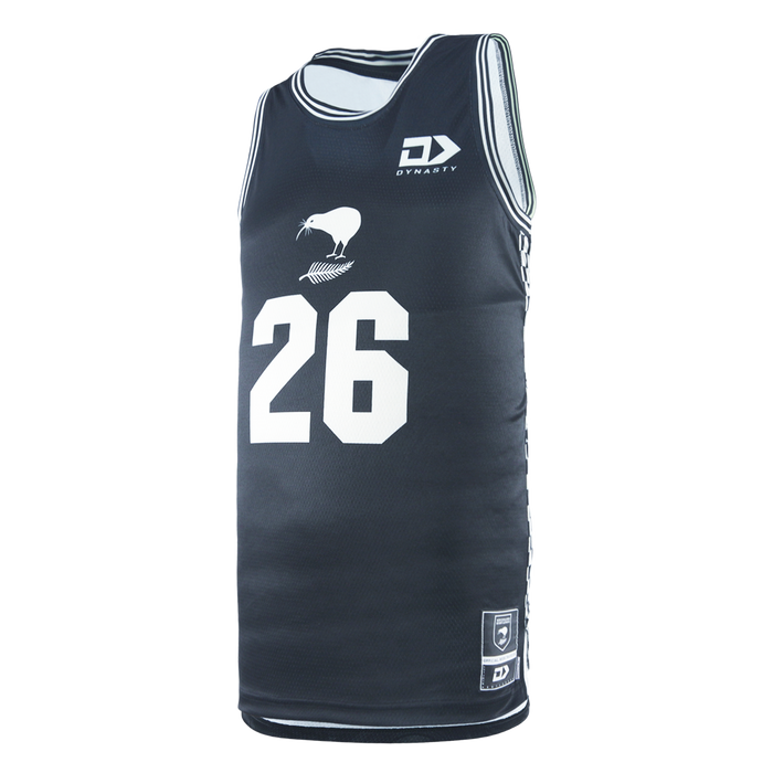New Zealand Kiwis 2026 Rugby League World Cup Mens Basketball Singlet
