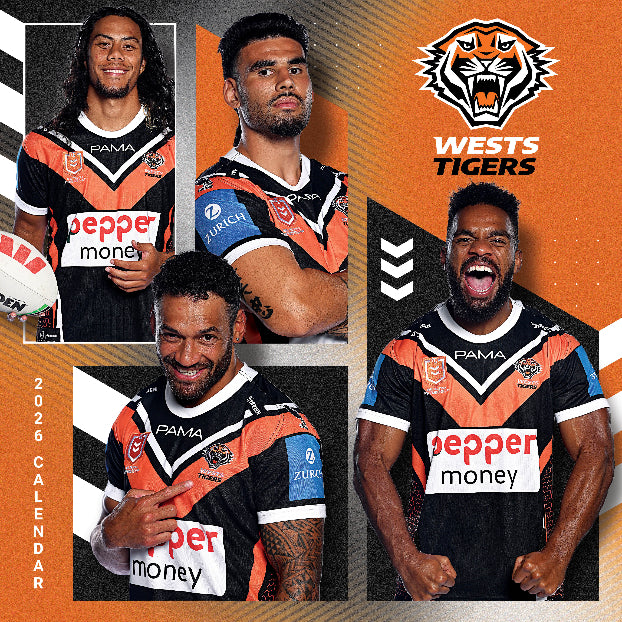 2026 Wests Tigers Calendar