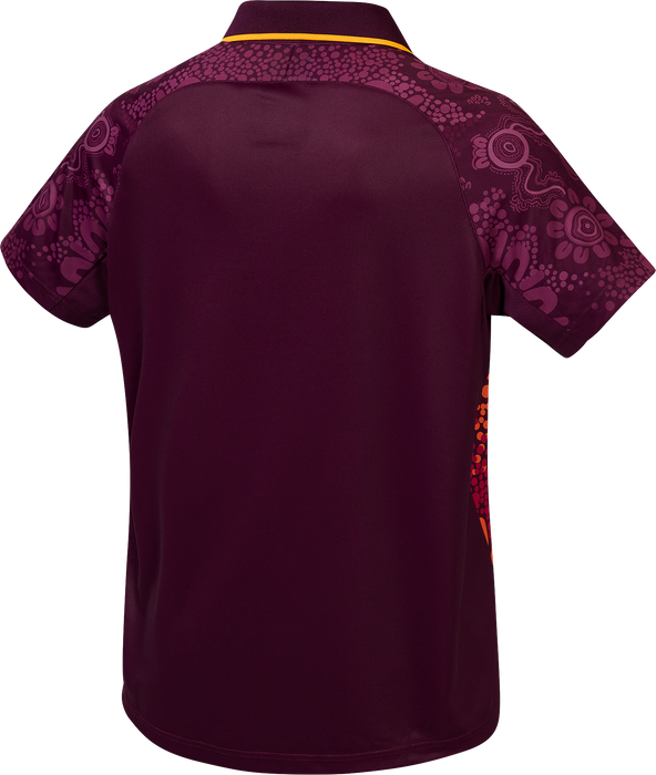 Brisbane Broncos 2026 Mens Players Polo - Indigenous