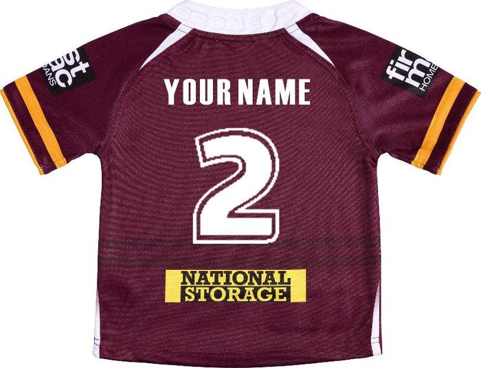 *PRE ORDER DEC* Brisbane Broncos 2025 Baby / Toddler Home Jersey