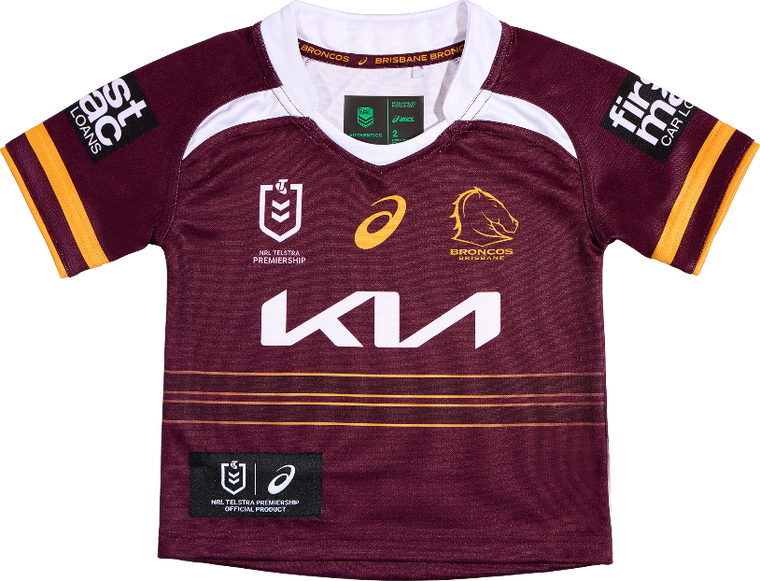 *PRE ORDER DEC* Brisbane Broncos 2025 Baby / Toddler Home Jersey