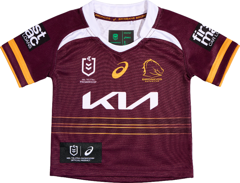 *PRE ORDER DEC* Brisbane Broncos 2025 Baby / Toddler Home Jersey