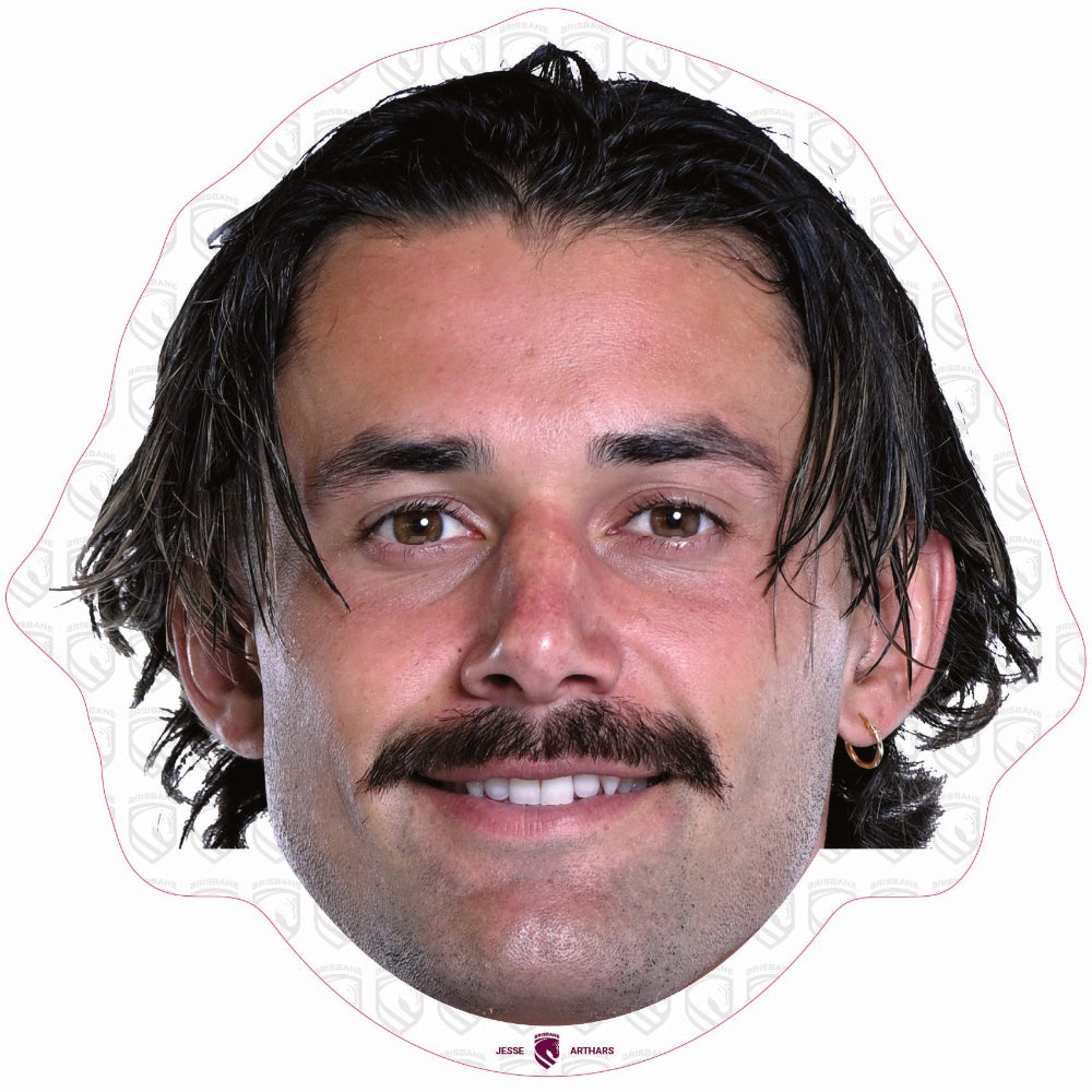 Brisbane Broncos Player Head Cutouts - LARGE