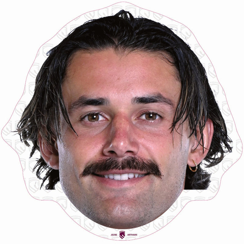 Brisbane Broncos Player Head Cutouts - LARGE