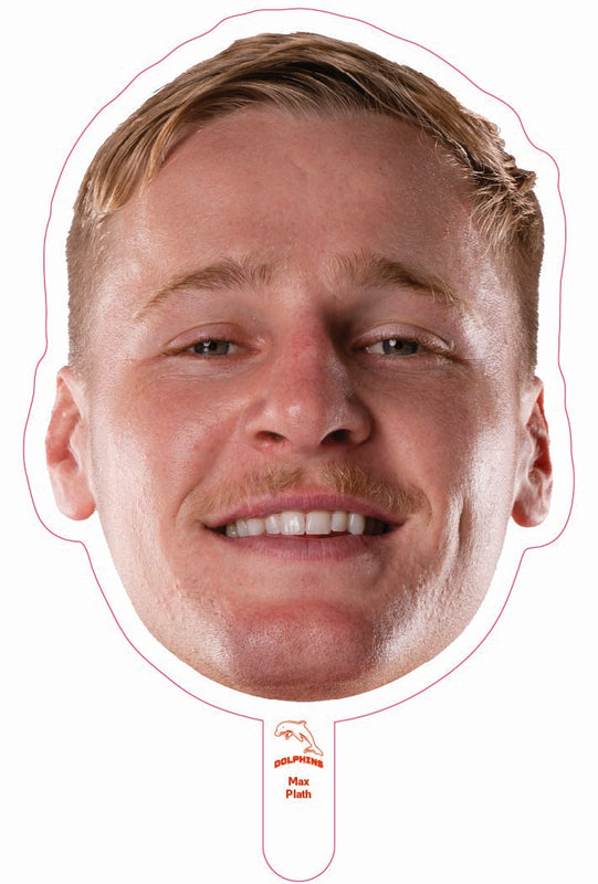 Dolphins Player Head Cutouts - SMALL