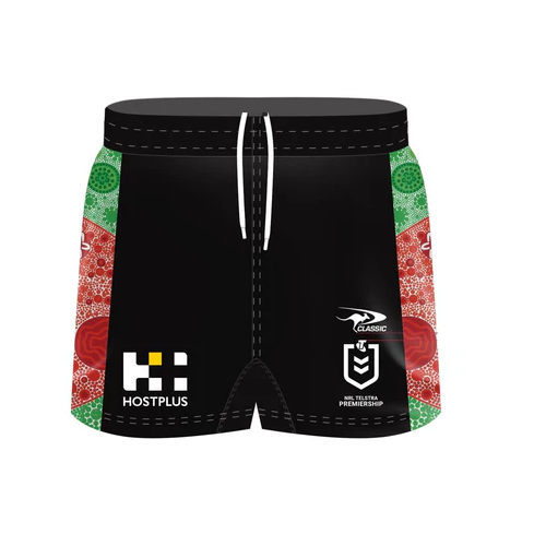 South Sydney Rabbitohs 2024 Mens Players Indigenous Shorts