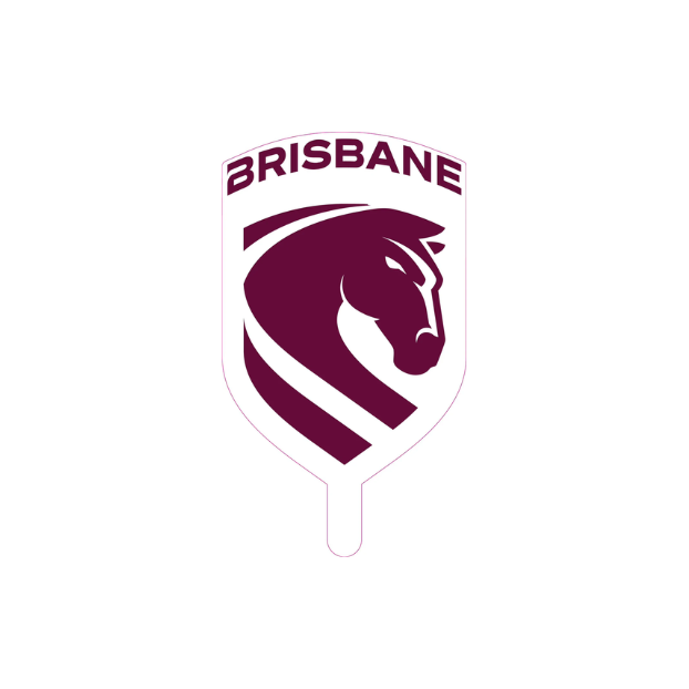 Brisbane Broncos NRL Logo Cutouts - SMALL