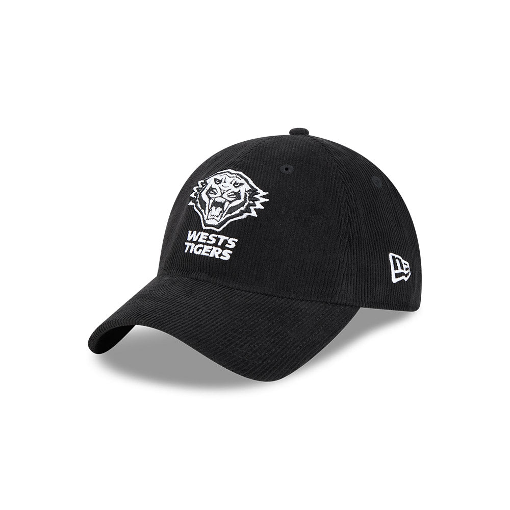 Wests Tigers 9TWENTY Corduroy Cap - Monochrome