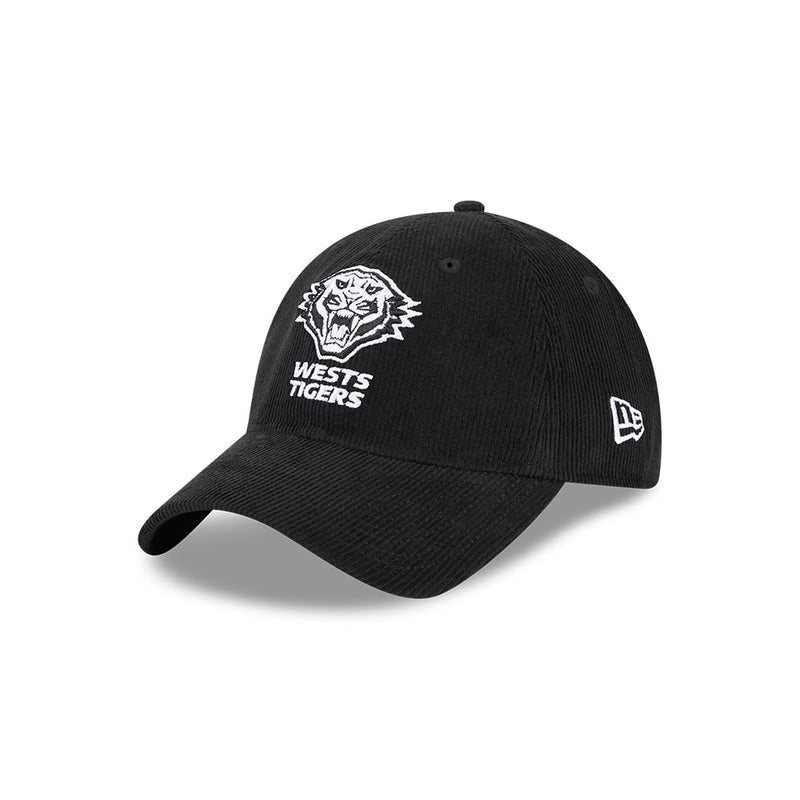 Wests Tigers 9TWENTY Corduroy Cap - Monochrome