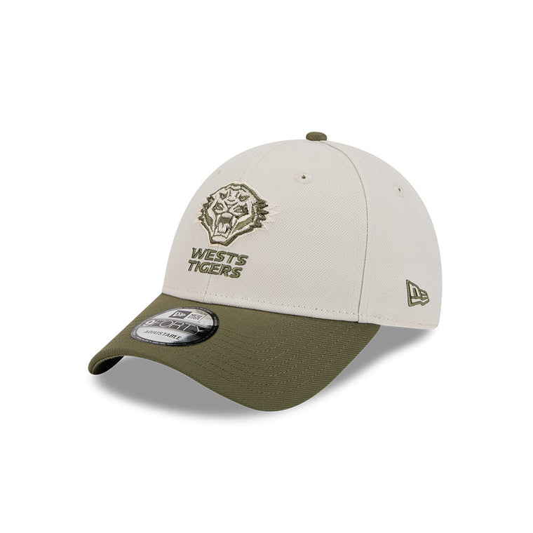 Wests Tigers 9FORTY Cap - Olive
