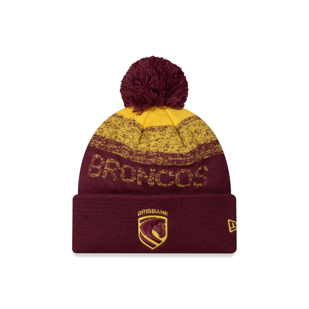 Brisbane Broncos New Era Beanie - Ombre