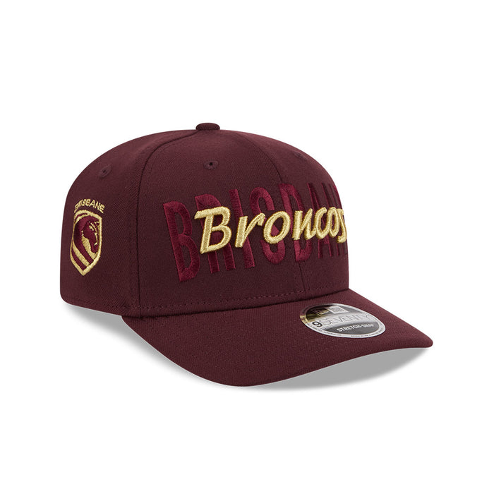 Brisbane Broncos 9SEVENTY Snapback - Metallic