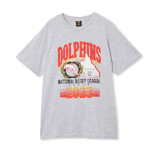 Dolphins Mens Supporter Shirt - Grey