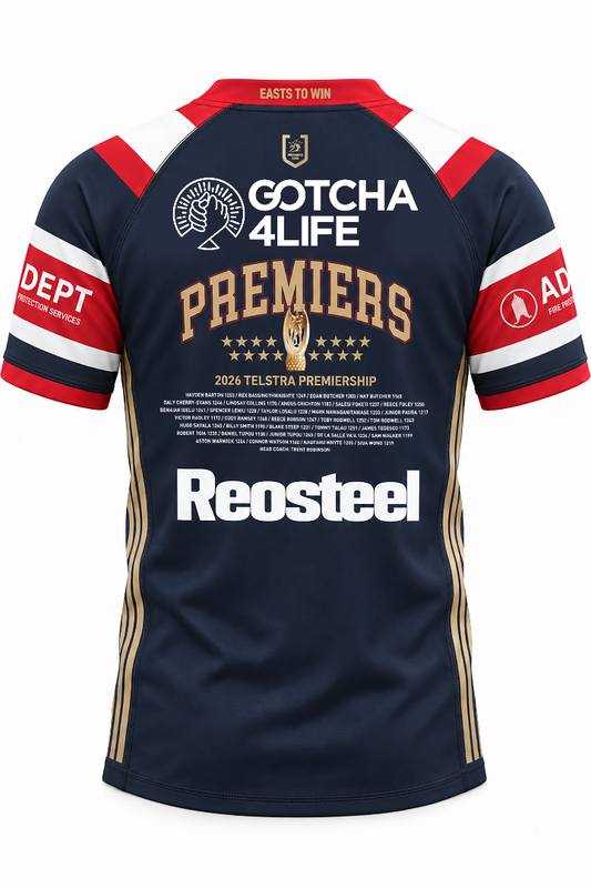 *PRE ORDER 18/12* Sydney Roosters 2026 Kids Premiers Jersey