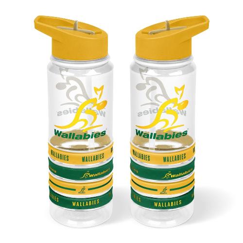 Wallabies Drink Bottle - Wristbands