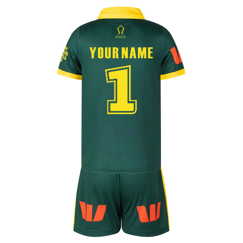 Australian Kangaroos 2026 Rugby League World Cup Baby / Toddler Home Jersey Set
