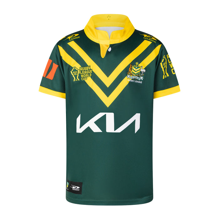 Australian Kangaroos 2026 Rugby League World Cup Kids Jersey